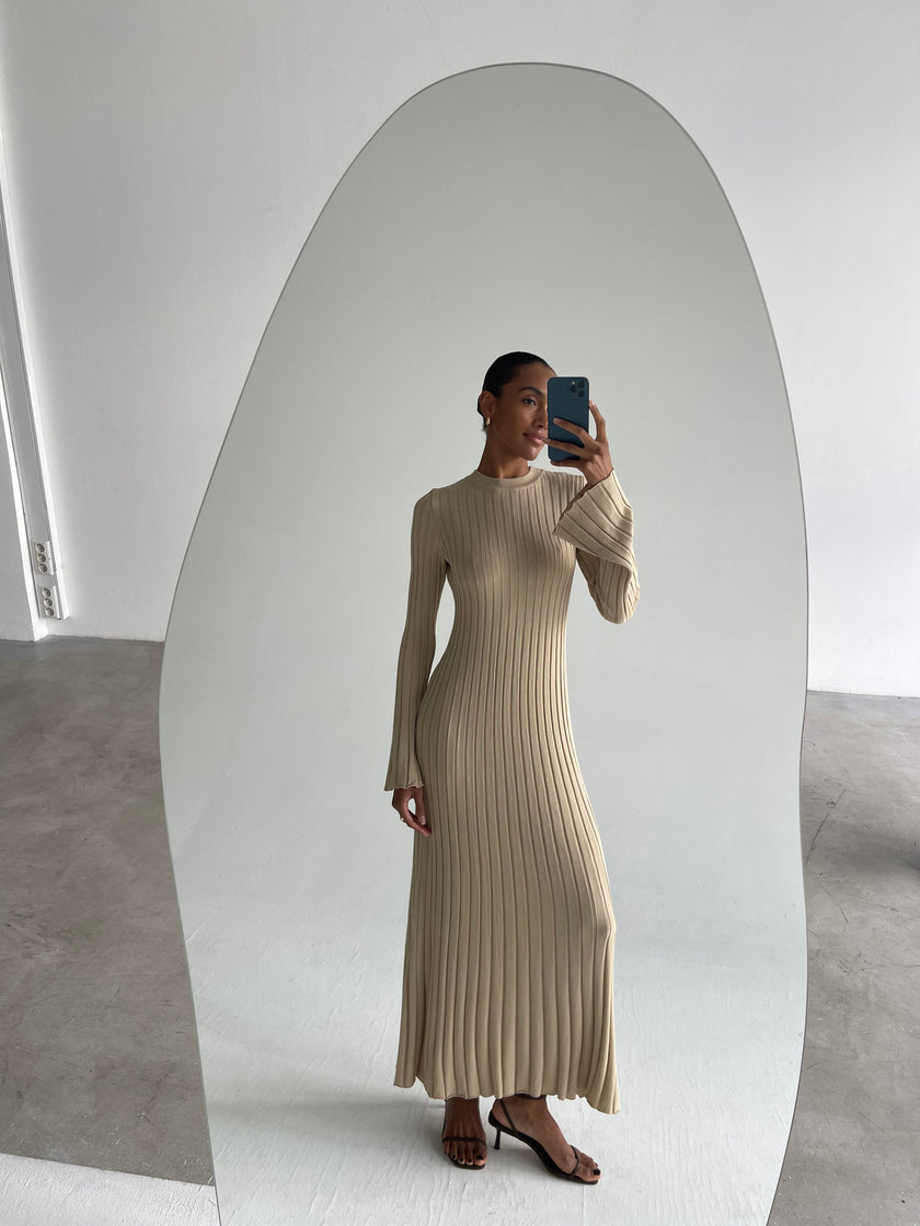 ZEENA dress, light beige