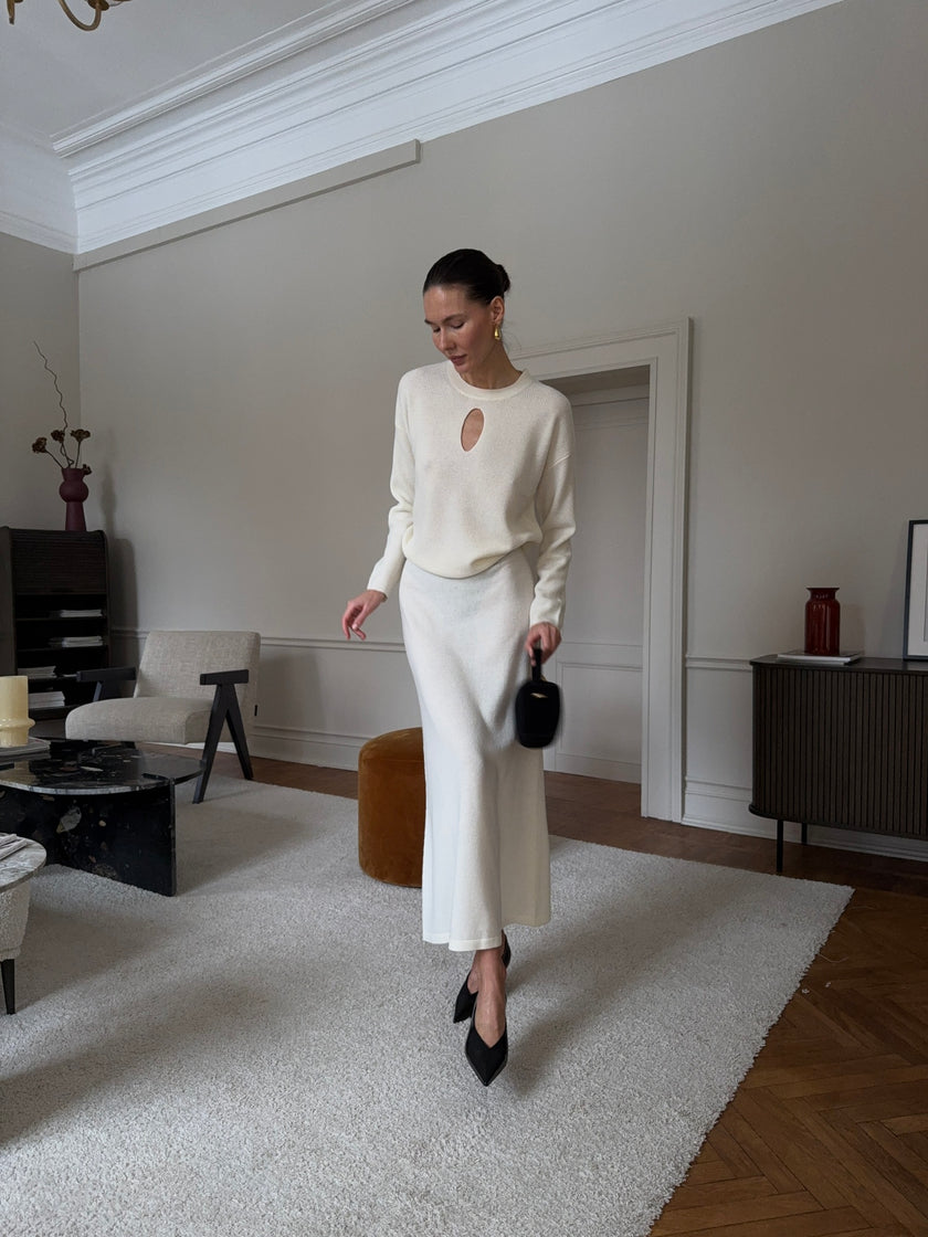 ALESSANDRA jumper, milk