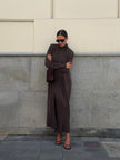 TATUM cardigan, chocolate