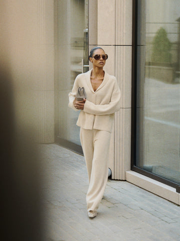AMANDA basic pants, beige