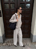 TATUM clusp jumper, pearl