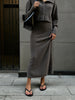 MIU skirt, mocha