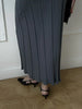 ERIKA dress with long sleeves, graphite