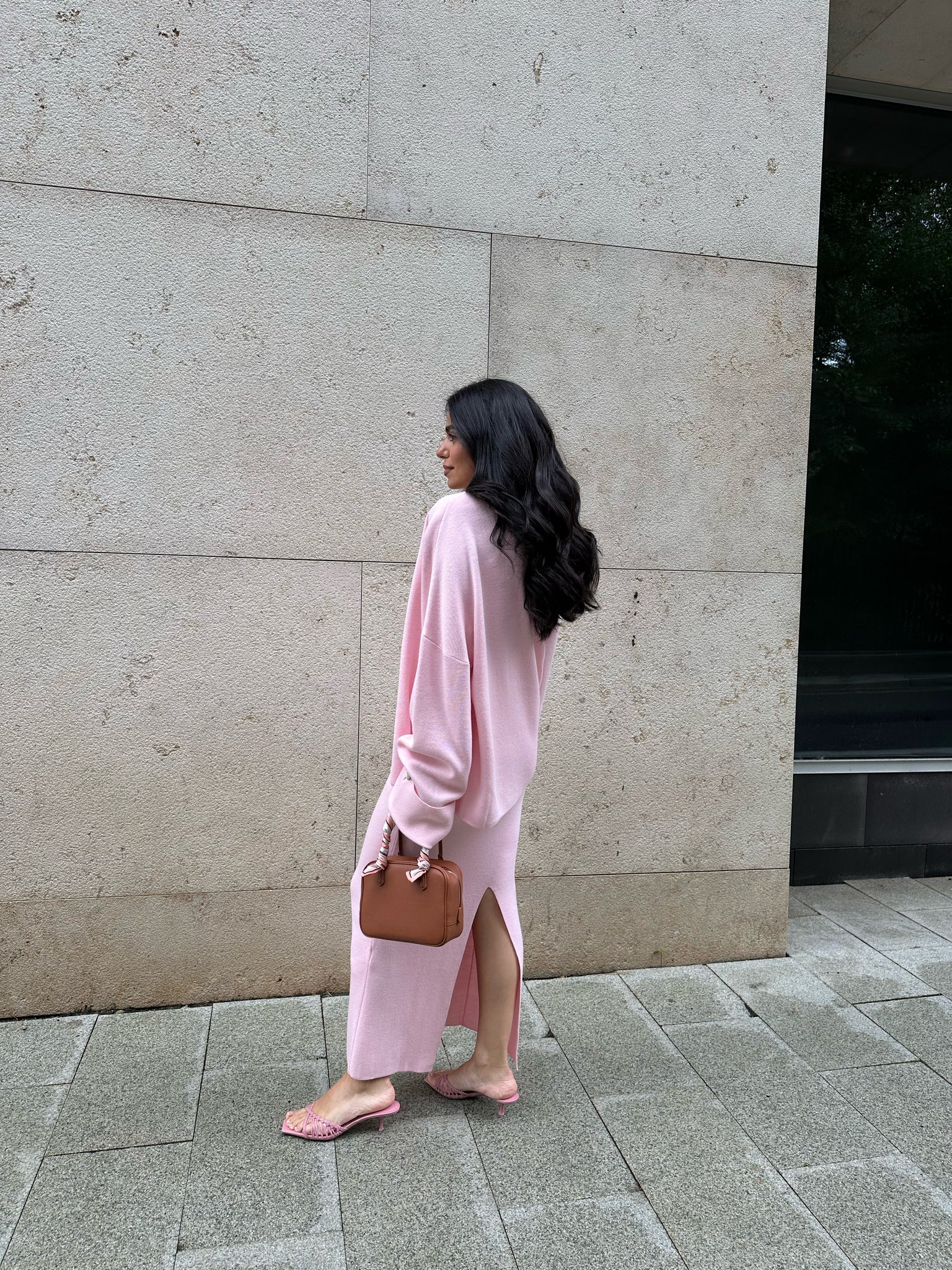 MOLLY peplum skirt, pink