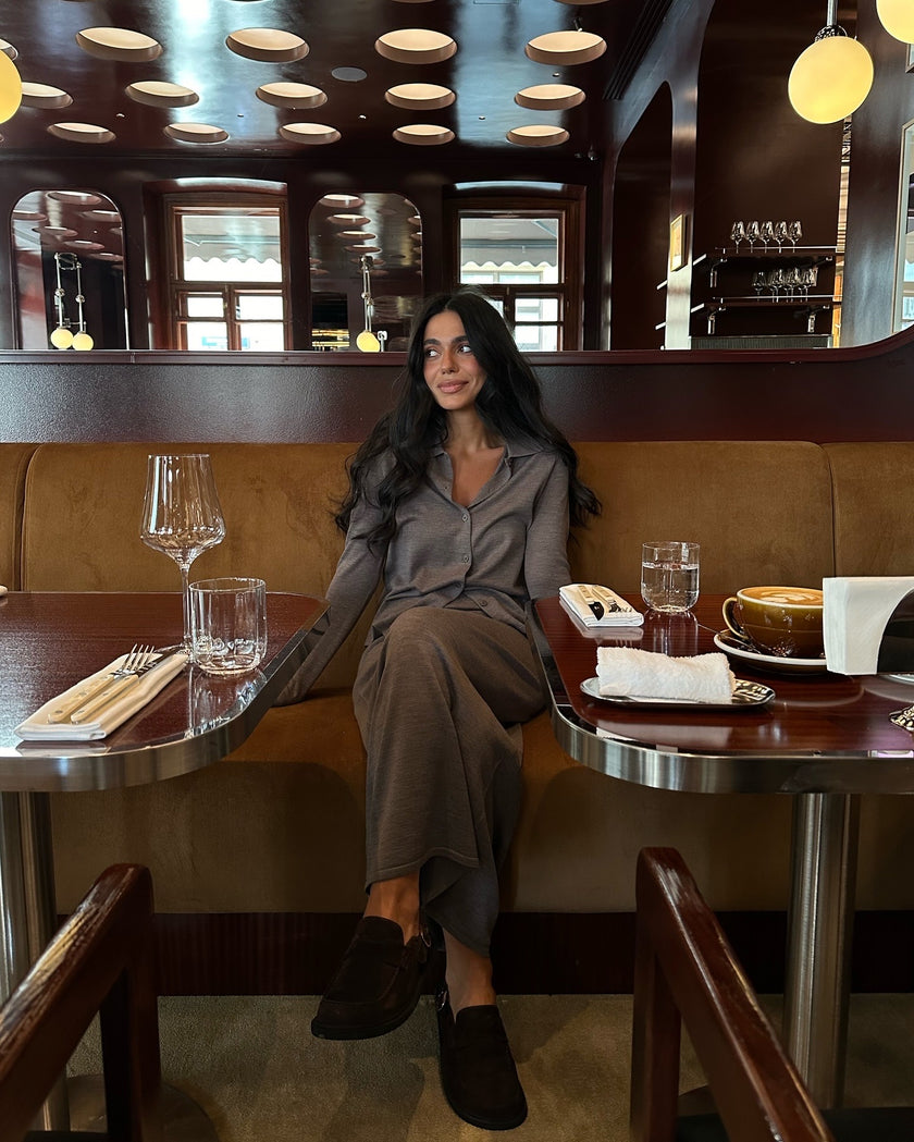 GIOVANNA shirt, mocha