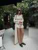 ROMEE cardigan long, milk