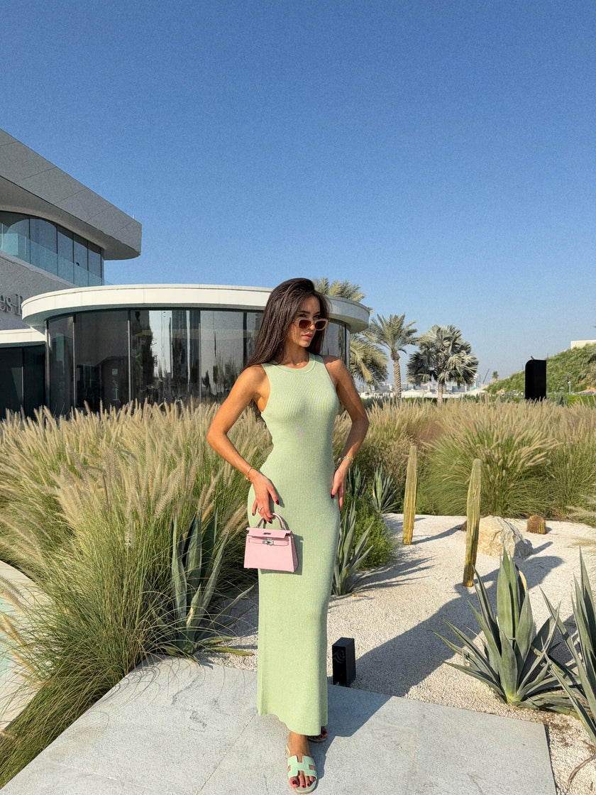 STELLA dress, light green