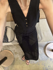 KHAYAL vest, black