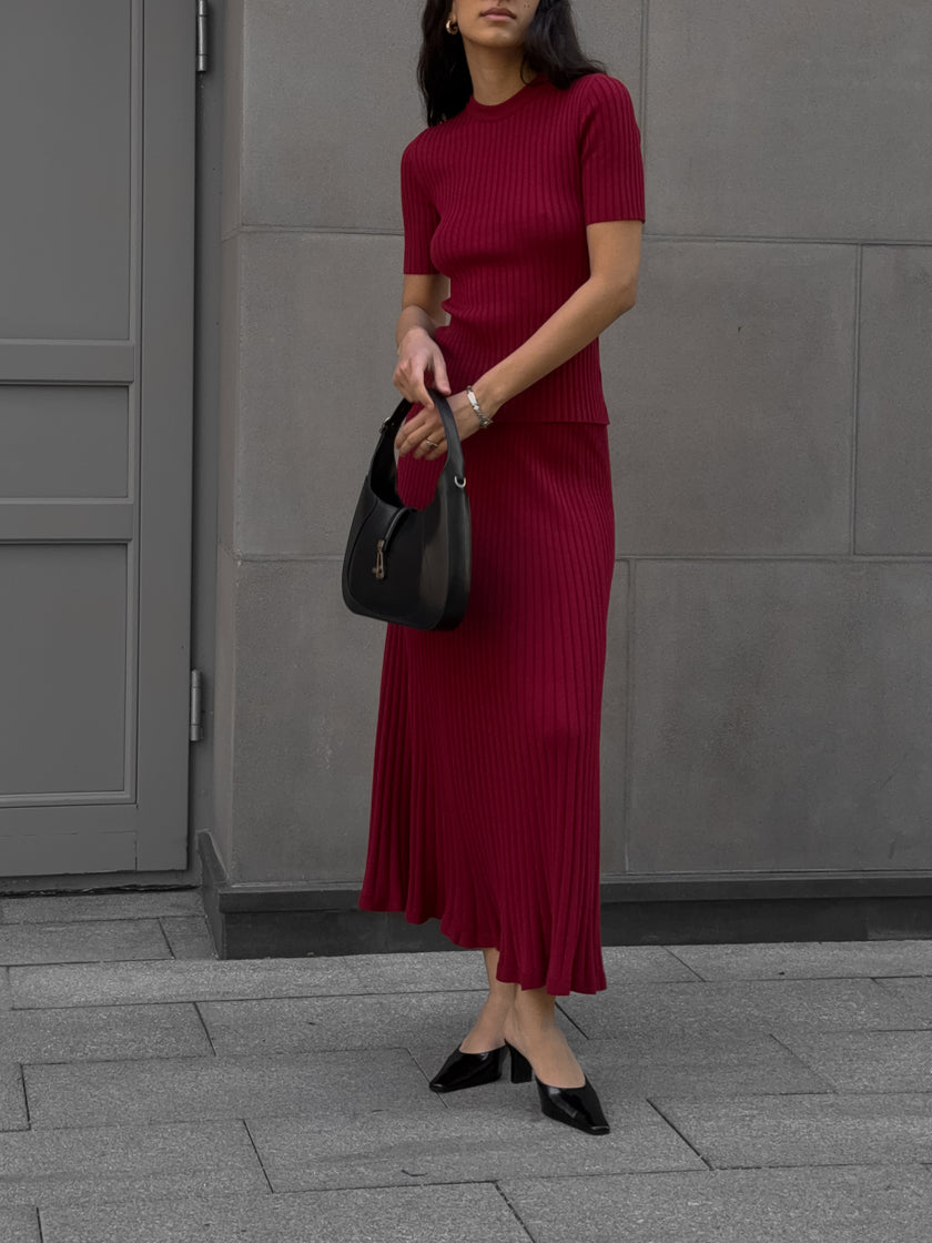 COLETTE top, marsala