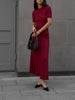 COLETTE top, marsala