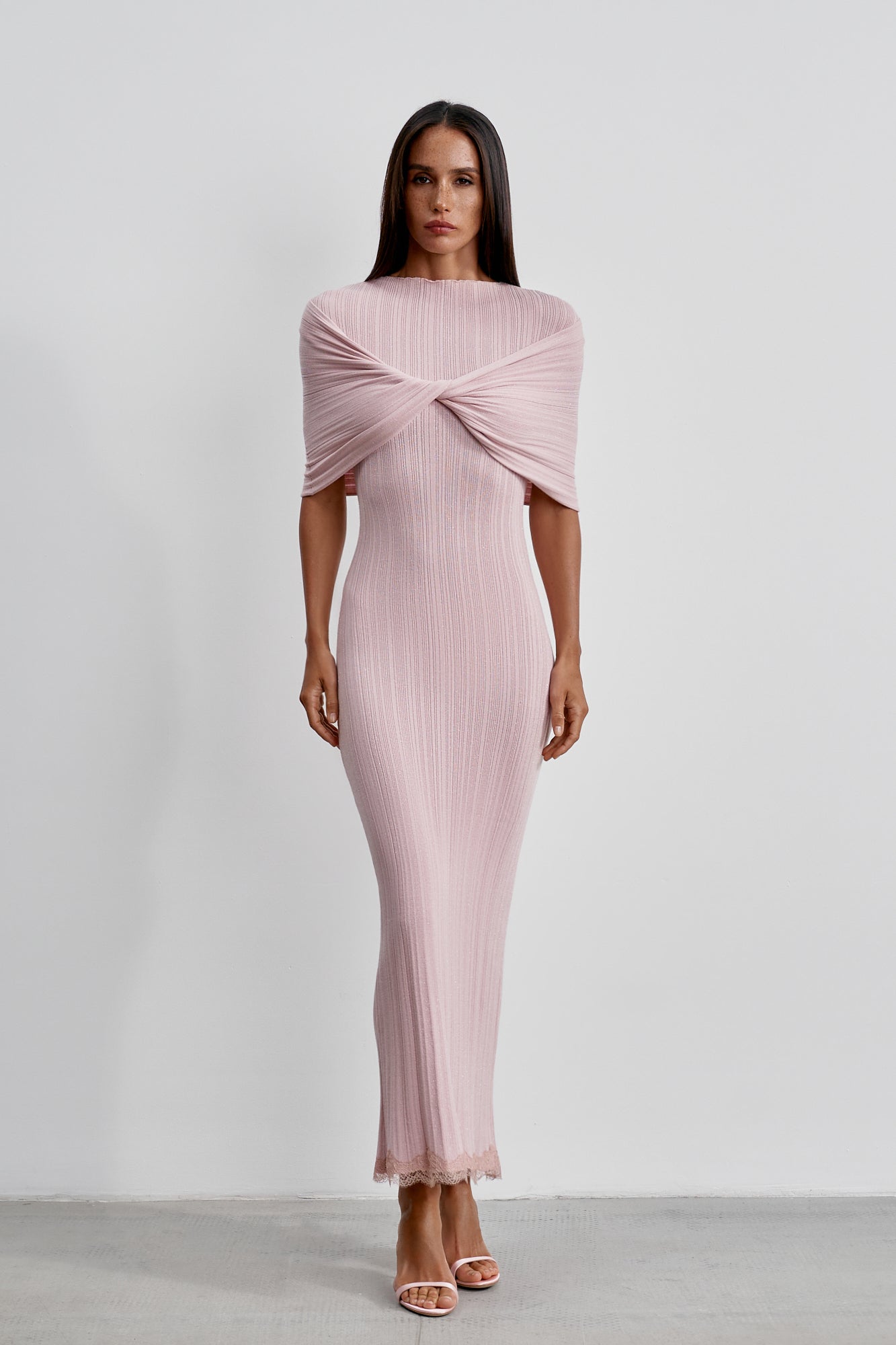 SHERINE dress, powder