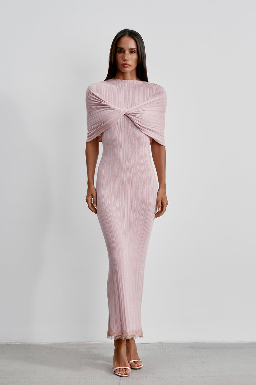 SHERINE dress, powder