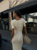 POLLY dress, champagne