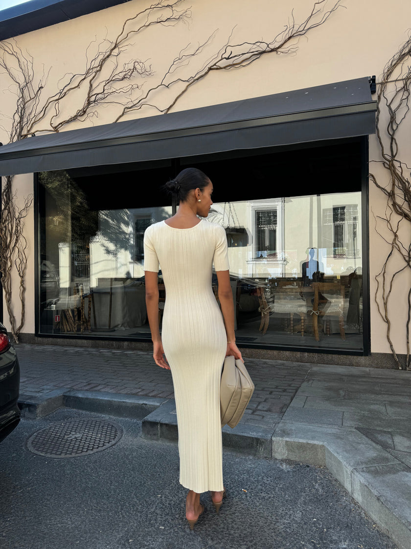 POLLY dress, champagne