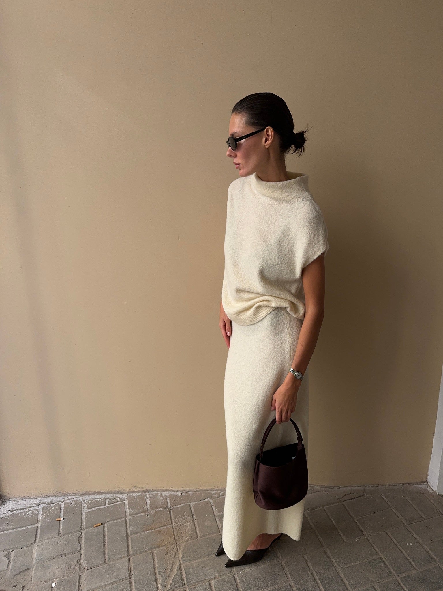 MIU top, milk