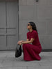COLETTE top, marsala