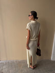 MIU skirt, milk