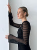 MOANA set with black cami, black