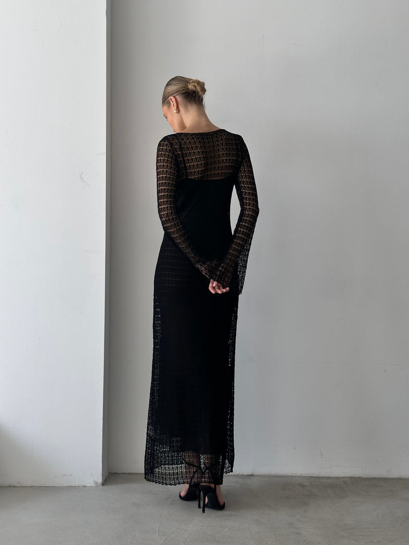 MOANA set with black cami, black