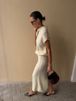 MIU skirt, milk