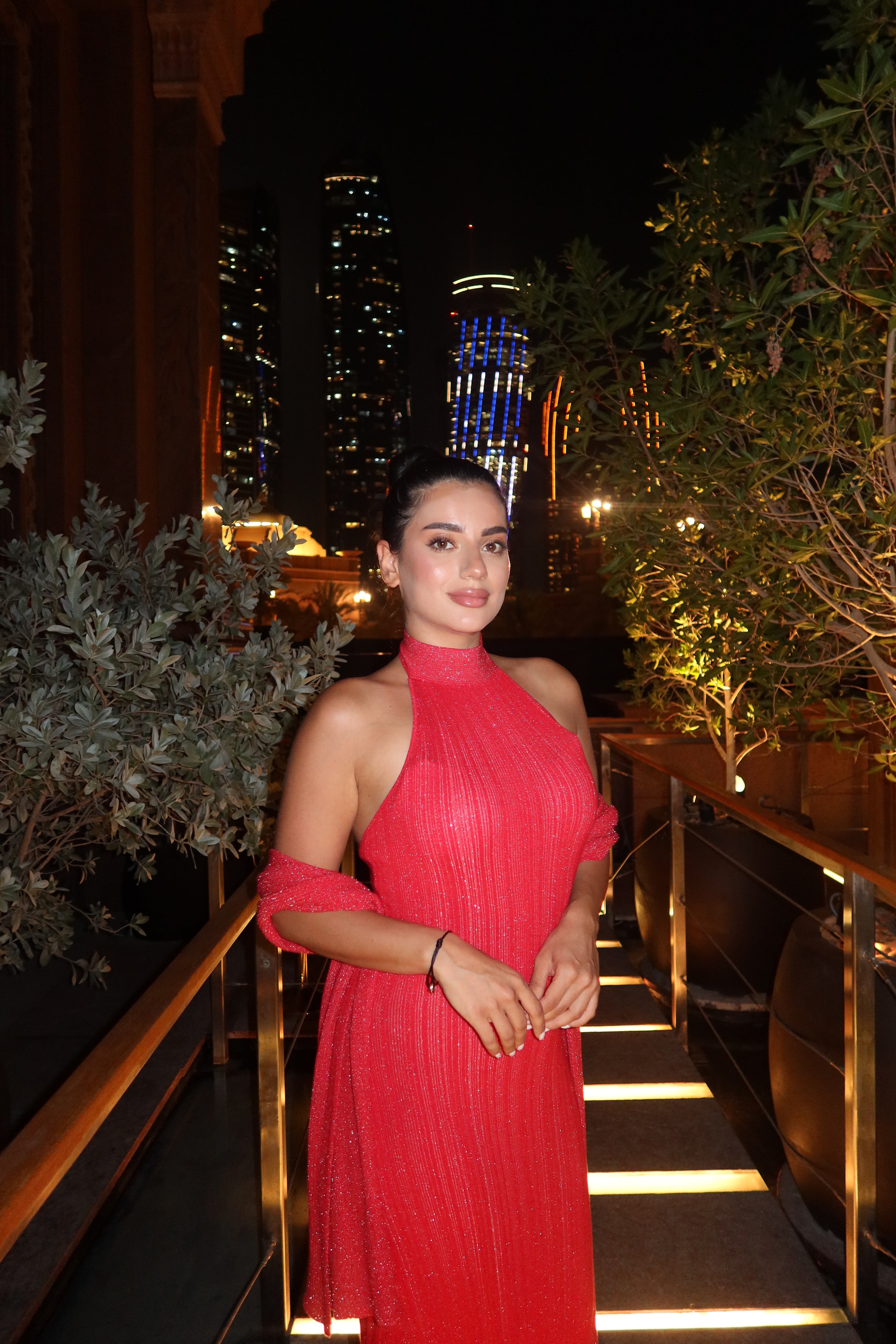 IREN dress, red