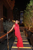 IREN dress, red