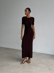 POLLY dress, chocolate