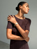POLLY dress, chocolate