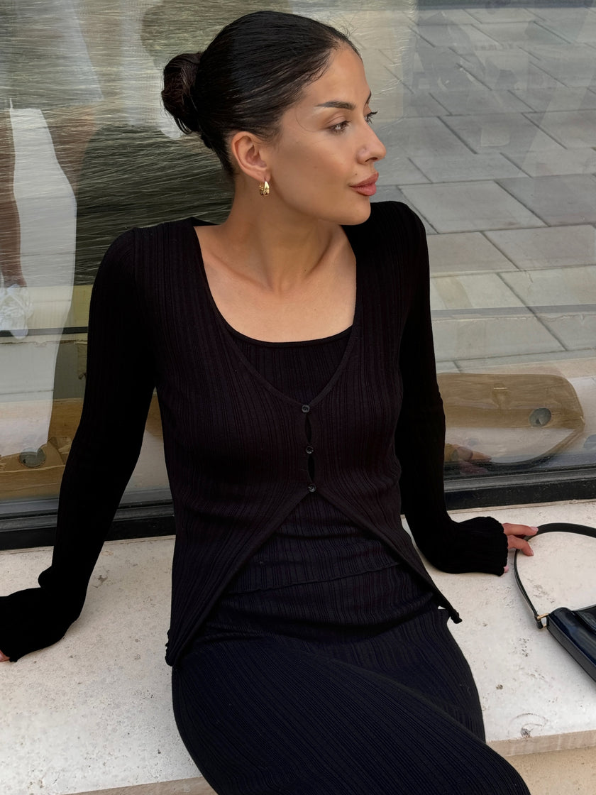 COTY cardigan, black