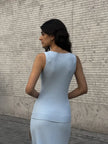 MISHA top, blue