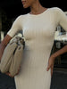 POLLY dress, champagne