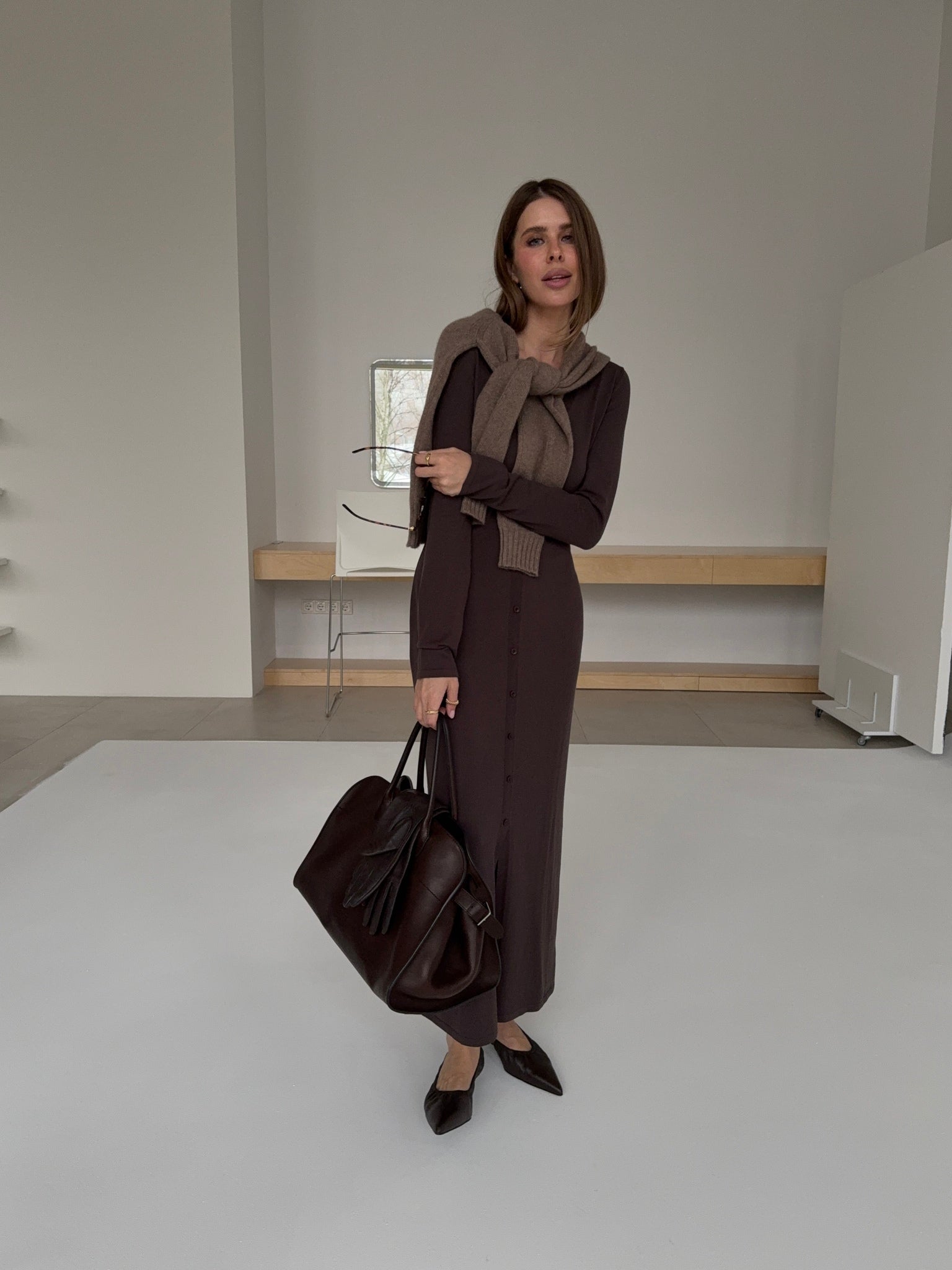 SARA dress, ardesia