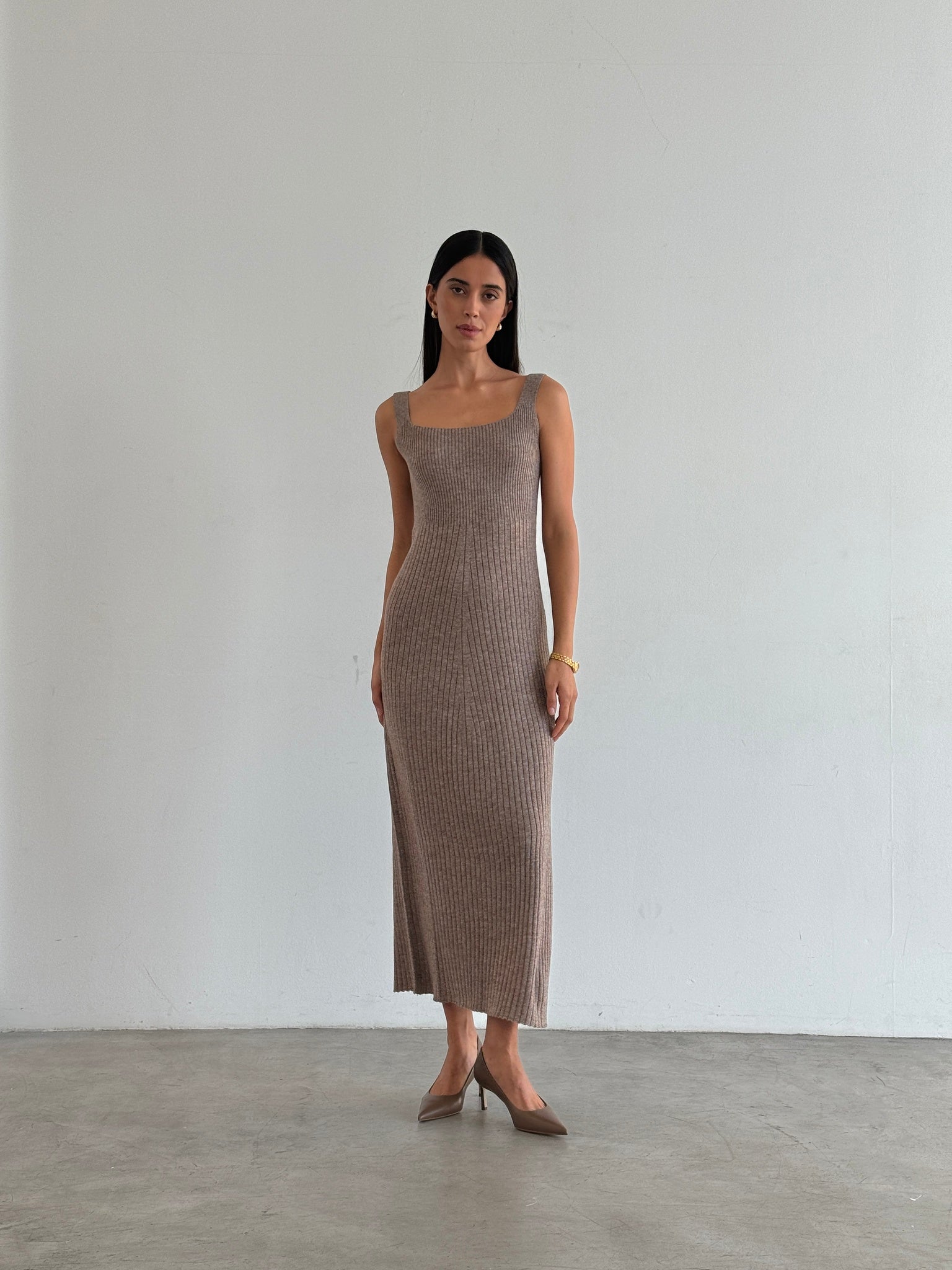 SORAYA dress, beige melange