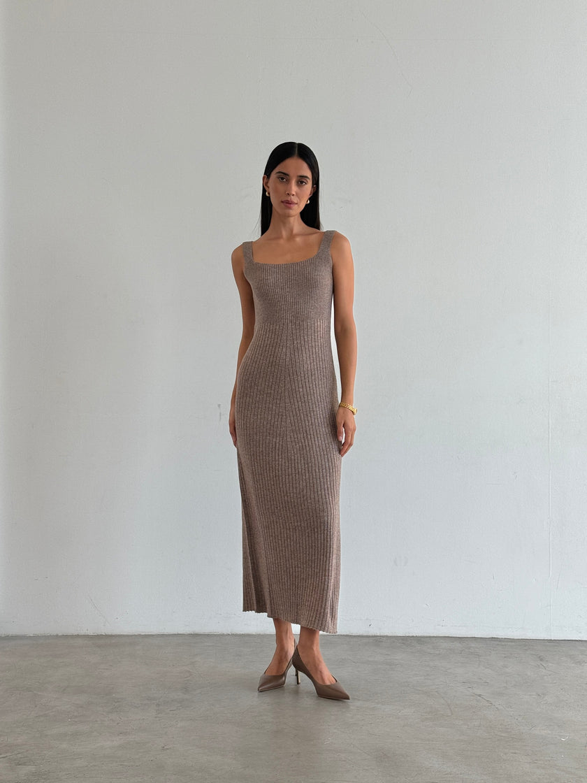 SORAYA dress, beige melange
