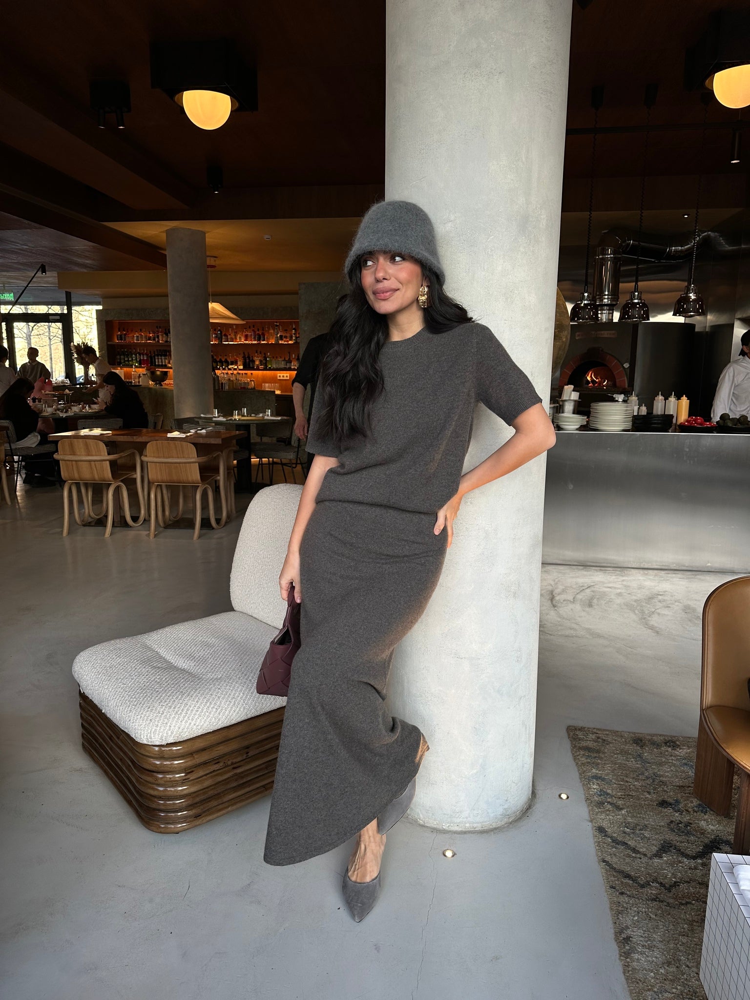 ALINA skirt, chocolate