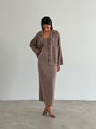 SORAYA cardigan, beige mélange