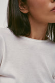 NARINA basic long sleeve top, ivory