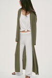 NARINA fluid knit pants, ivory