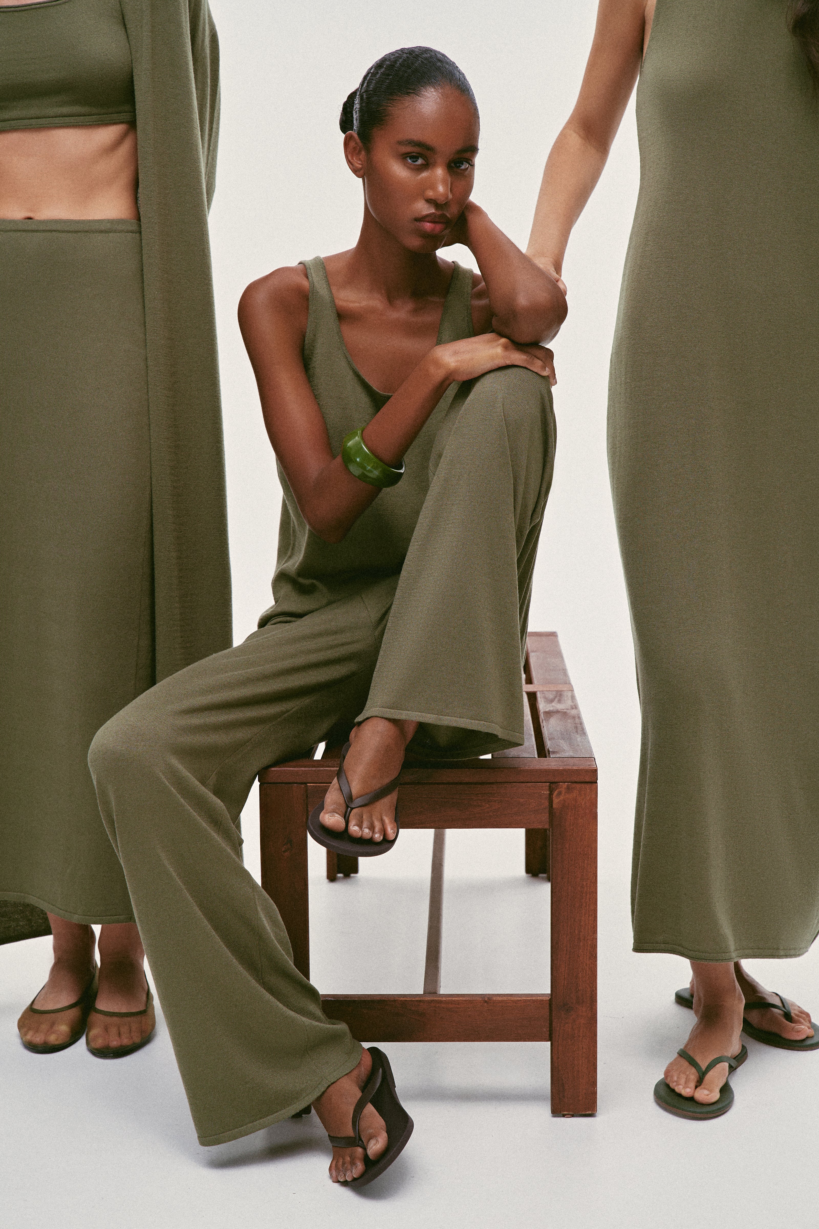NARINA basic top, khaki
