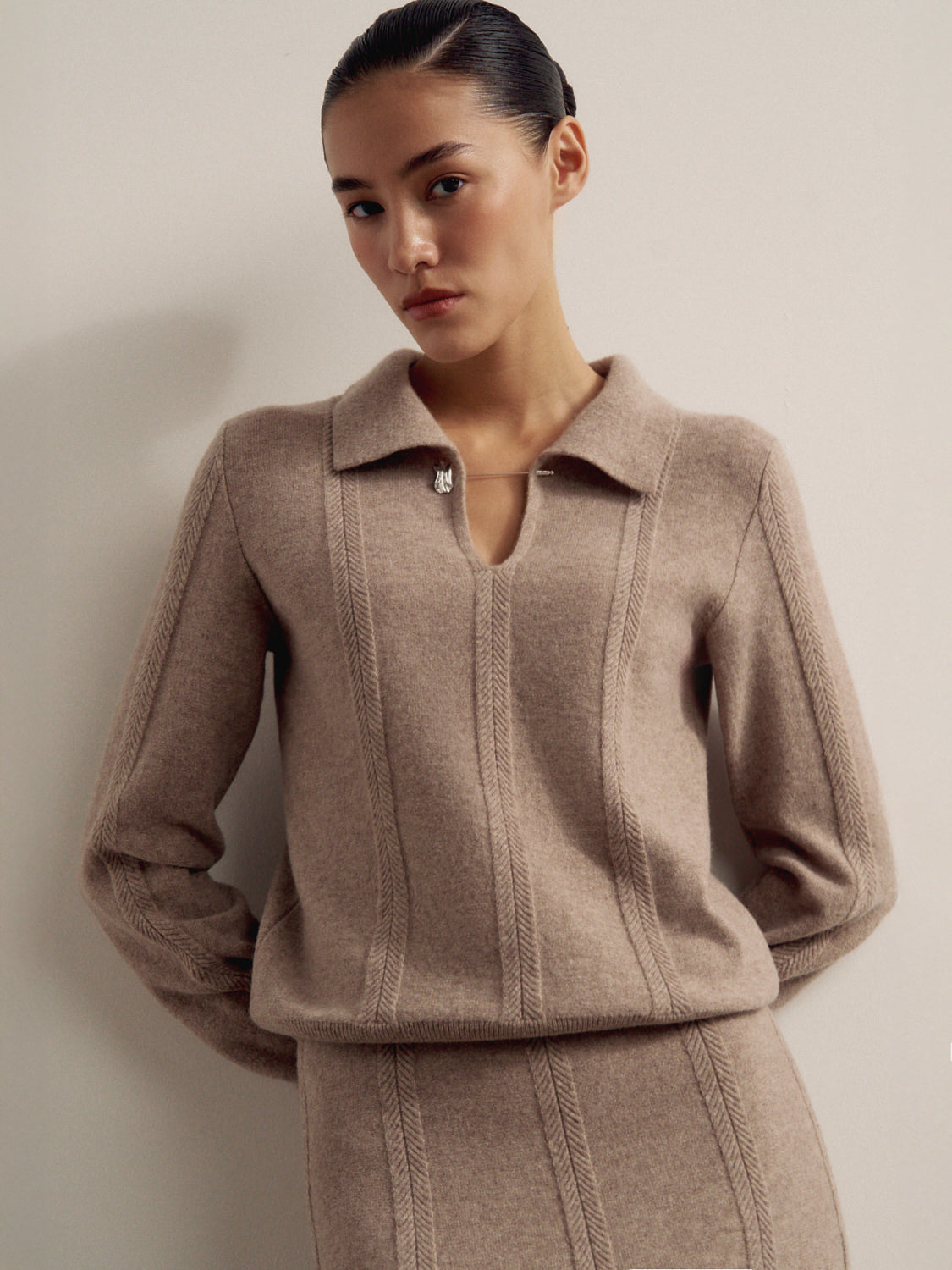 SCARLETT jumper, mocha