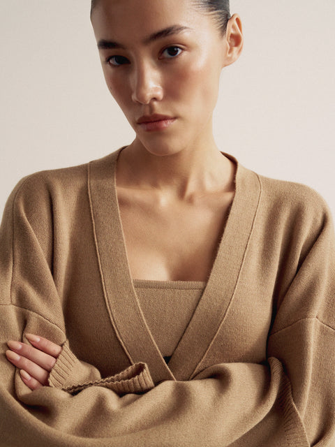 LEO cardigan, beige