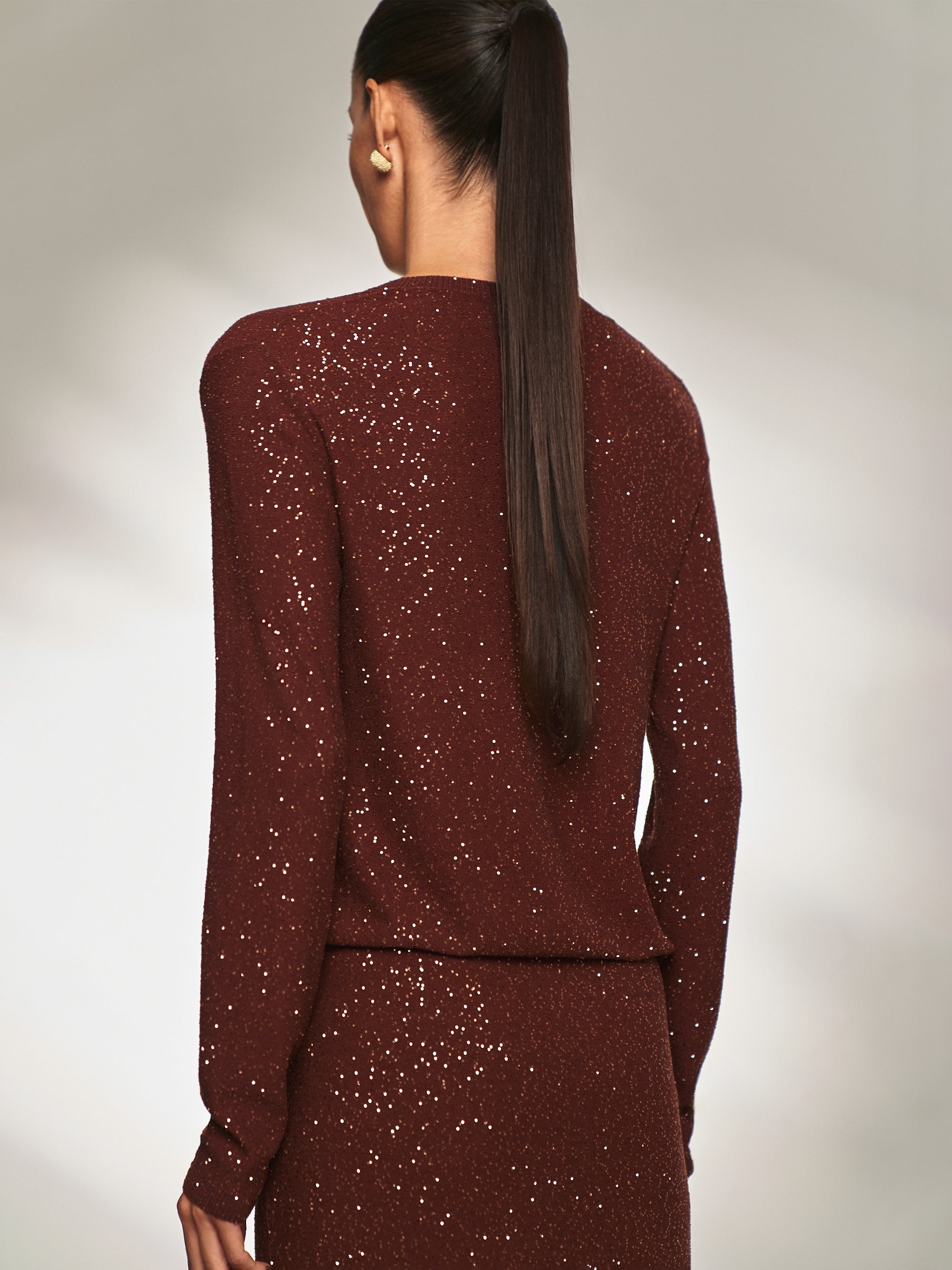 KIARA cardigan, copper