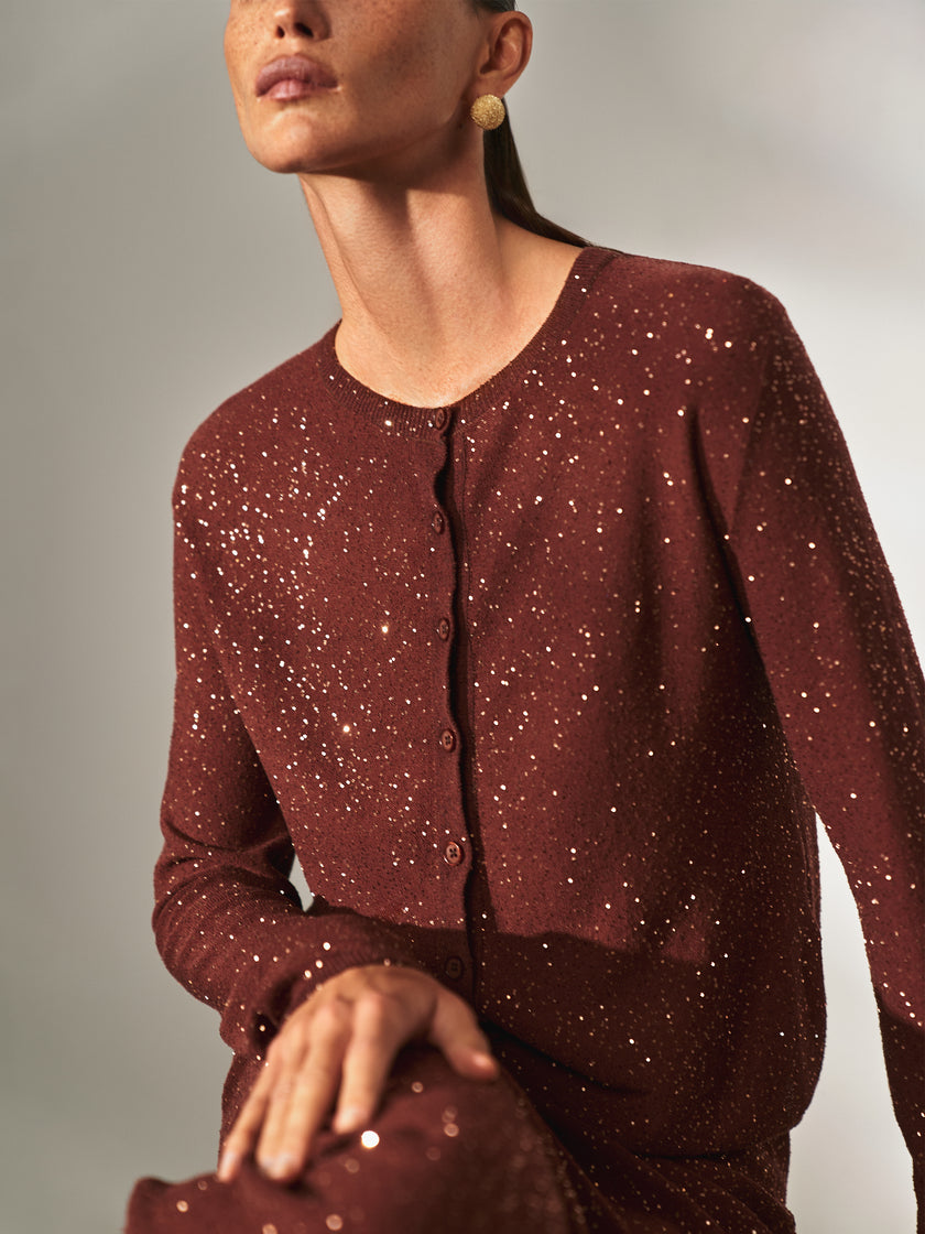 KIARA cardigan, copper