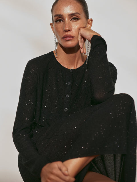 KIARA cardigan, black