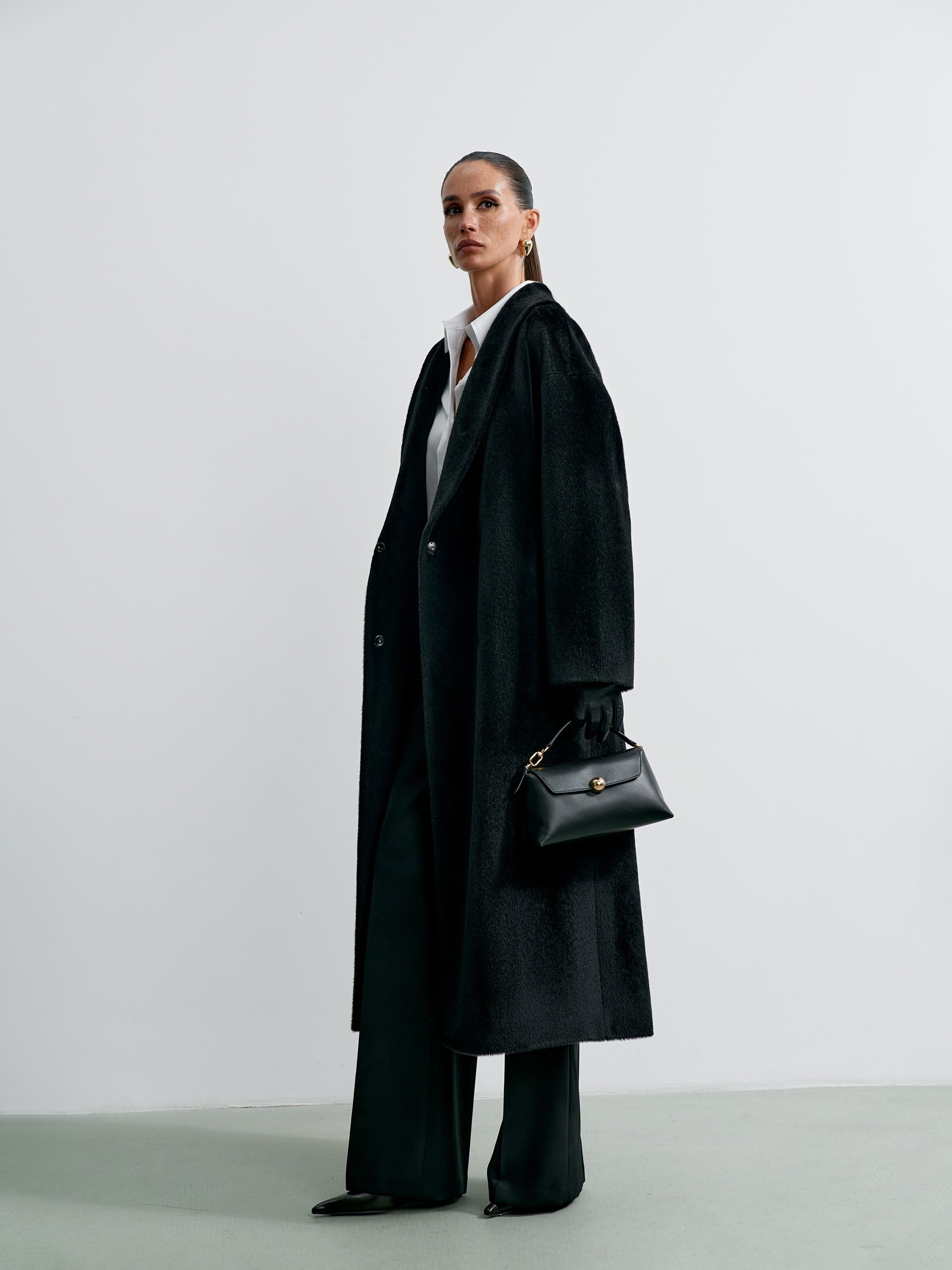 TOSCANA coat, black