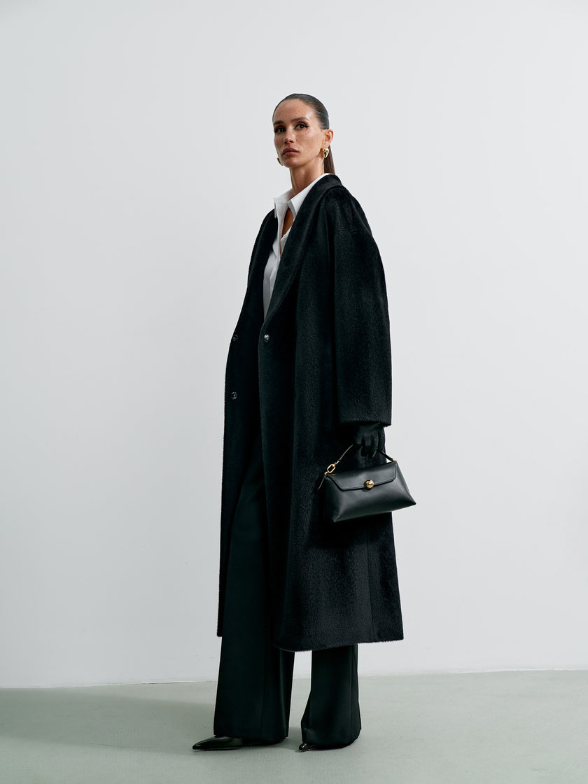 TOSCANA coat, black