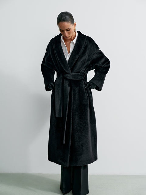TOSCANA coat, black