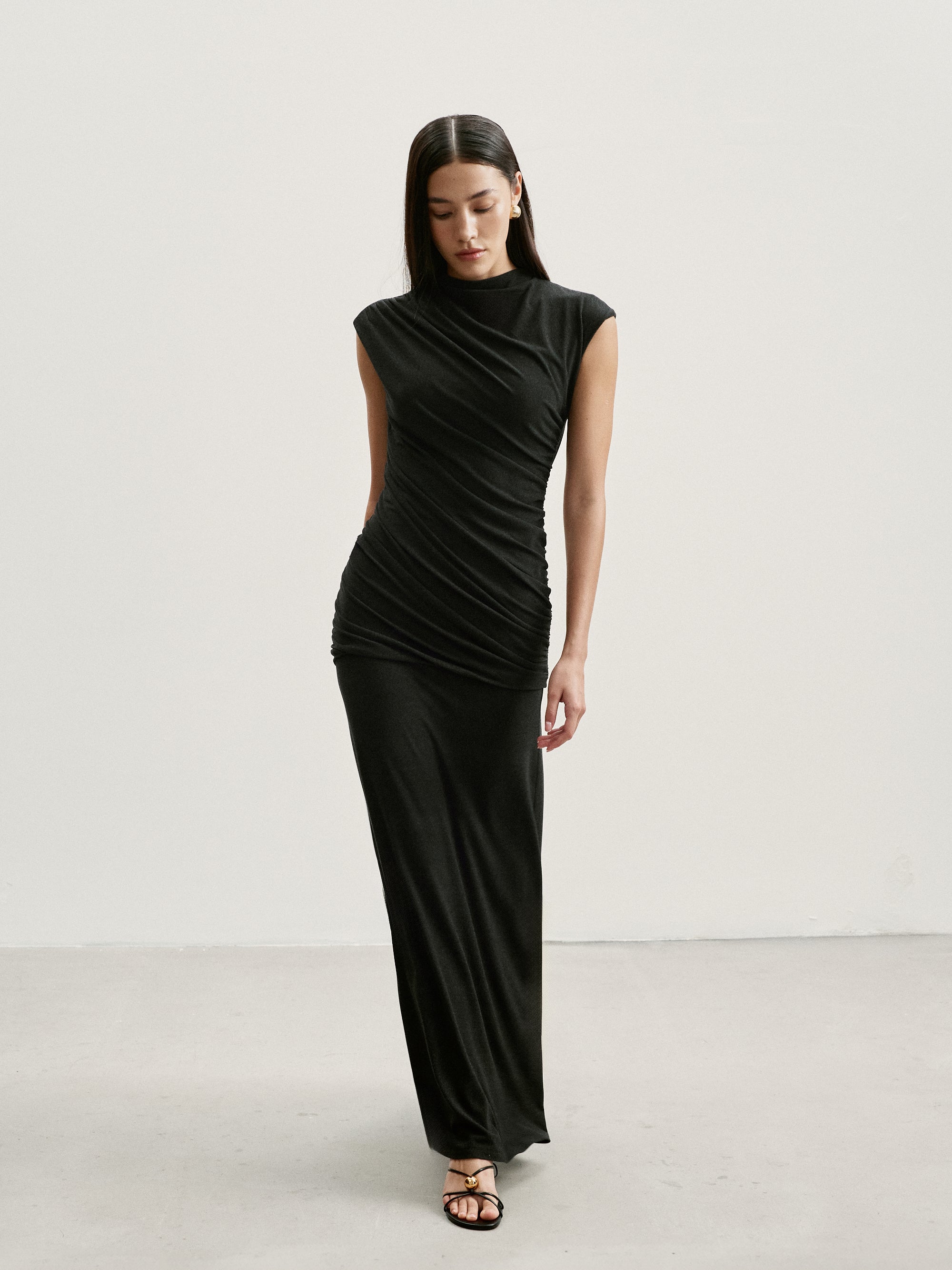 NAOMI dress, anthracite