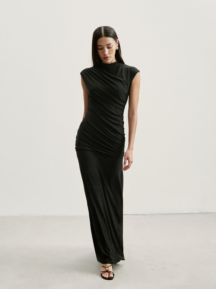 NAOMI dress, anthracite