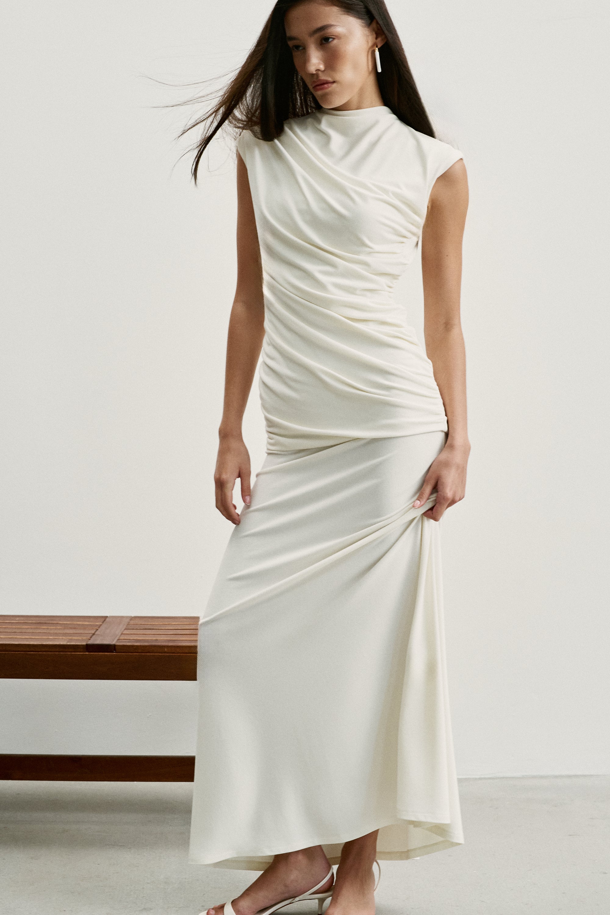 NAOMI dress, milk